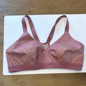 lululemon athletica Awake to Lace Wireless Mesh Bra Dusty Rose 36D